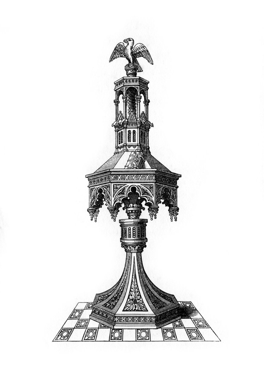 Atril, século XV, 1843. de Henry Shaw