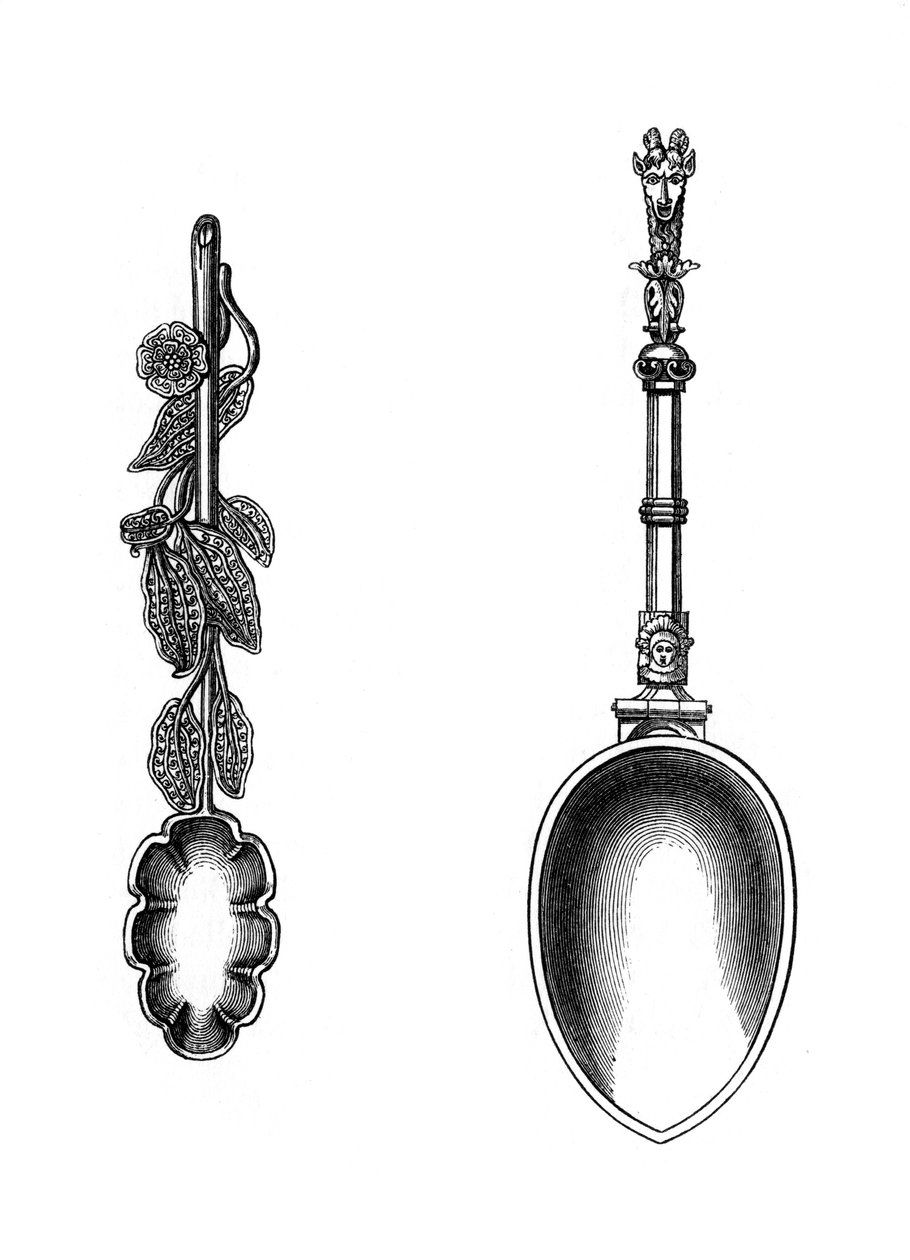 Colheres, século XVI, 1843. de Henry Shaw