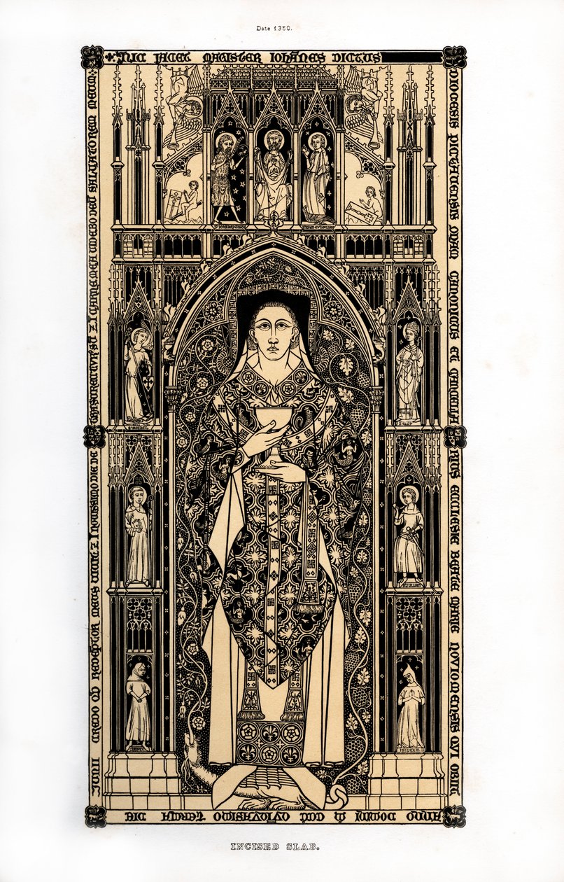 O cânone de Poitiers, c1350, 1843. de Henry Shaw
