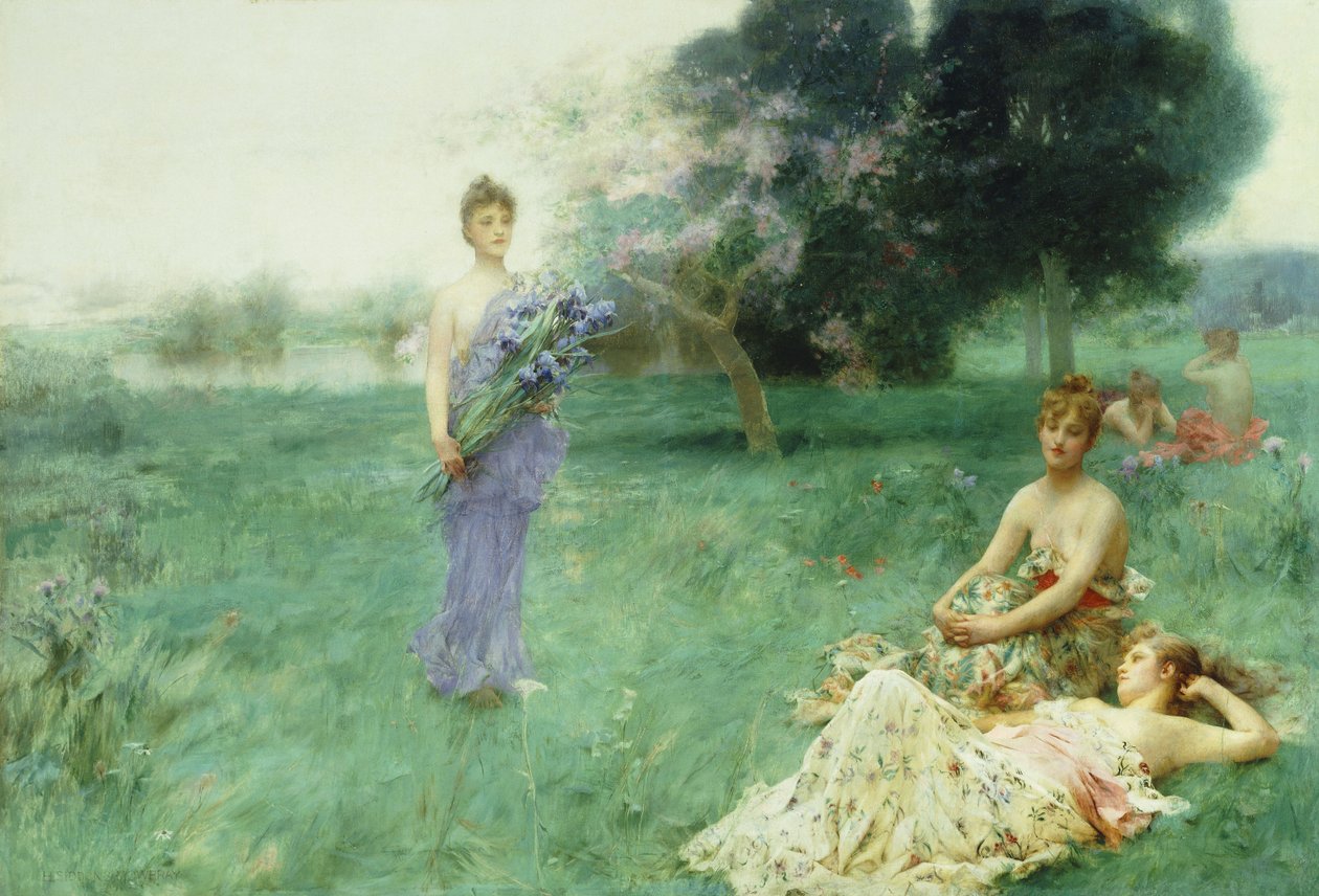 `Fleur De Luce", de Henry Siddons Mowbray