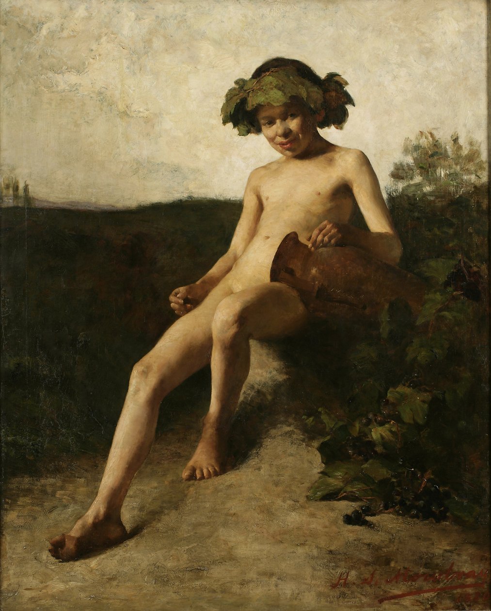 Baco de Lantant, 1880 de Henry Siddons Mowbray