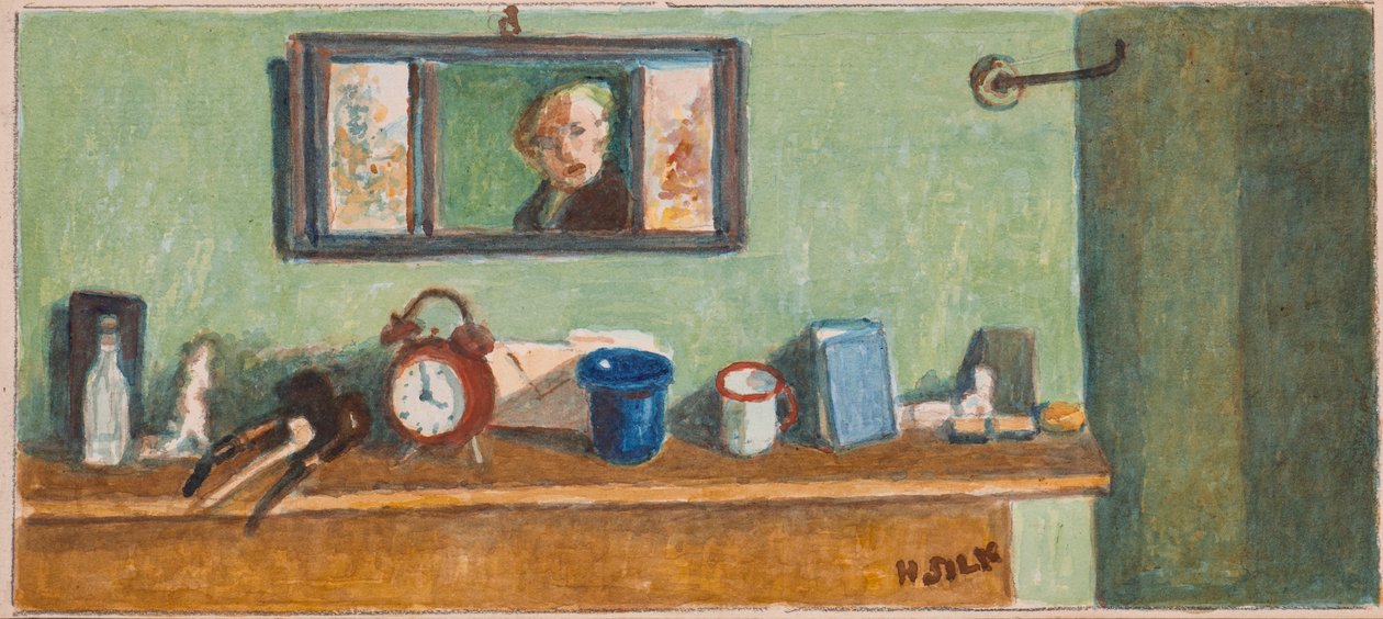 Cornija de lareira, c.1930 de Henry Silk