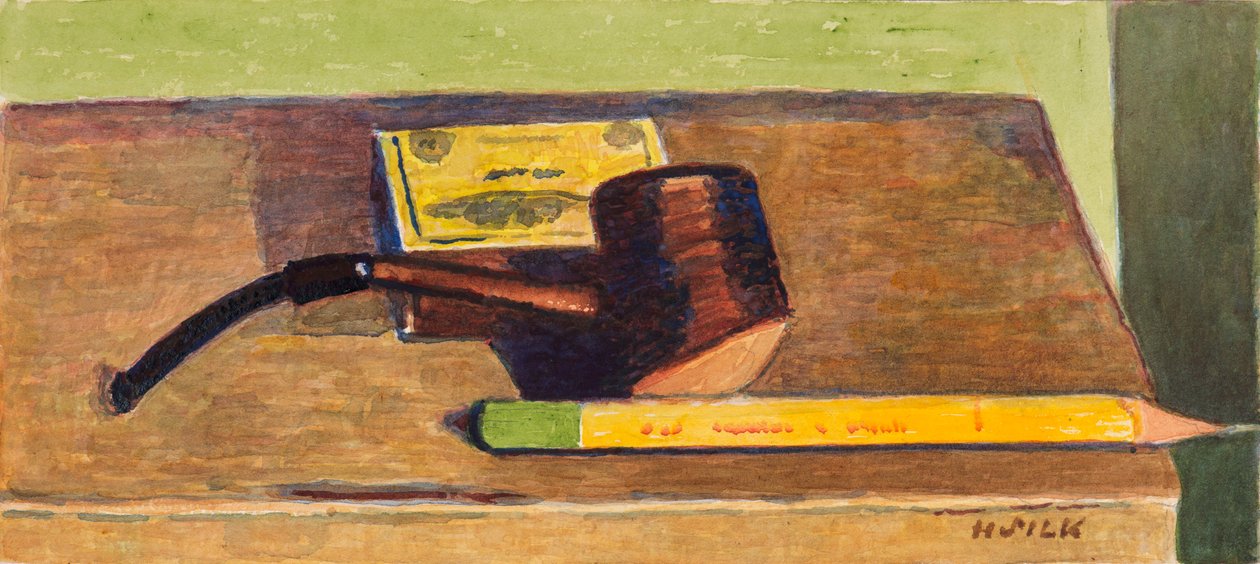 Lápis e Tubulação, c.1930 de Henry Silk