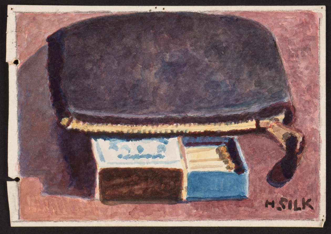 Bolsa e fósforos, c.1930 de Henry Silk
