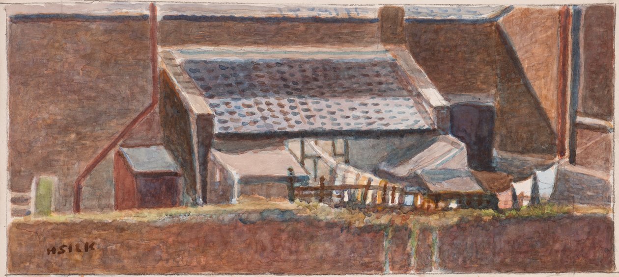 Rounton Road inclinado para, c.1930 de Henry Silk