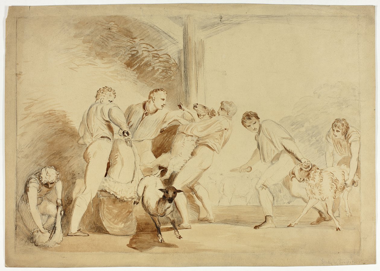 Tosquia das ovelhas de Henry Singleton