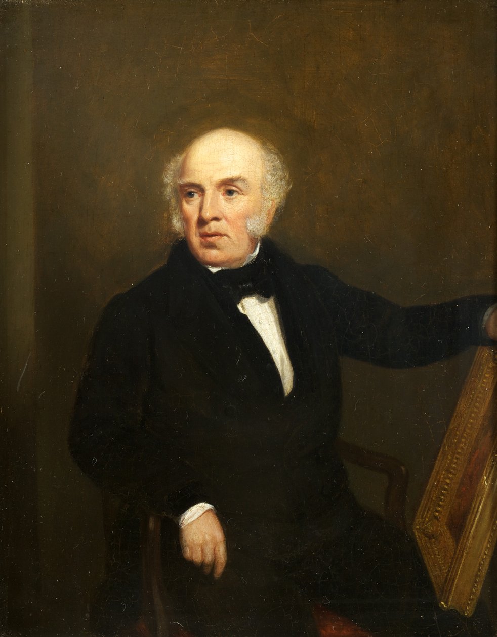 Retrato do Sr. George Burge, refinador de açúcar, de Bristol (óleo no painel) de Henry Spurrier Parkman