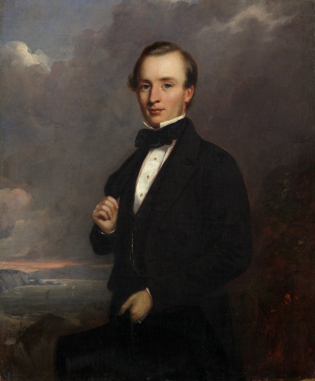 Retrato de um jovem (óleo sobre tela) de Henry Spurrier Parkman