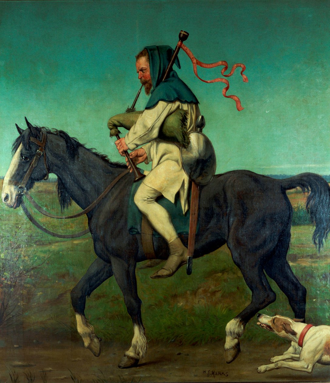 The Miller, de "The Canterbury Tales", 1878 de Henry Stacey Marks