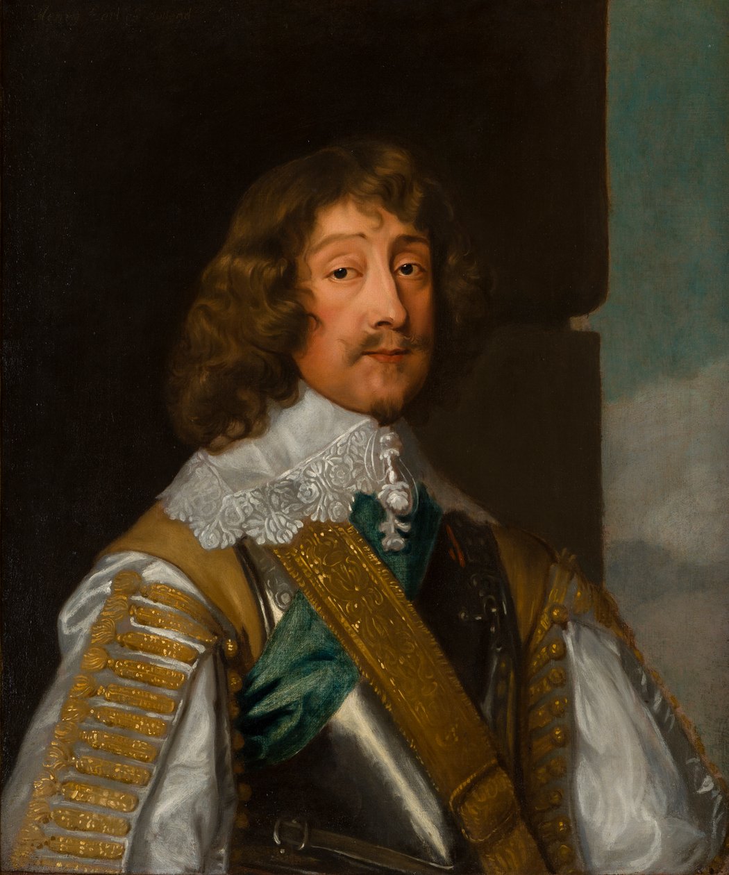 Retrato de Henry Rich, c.1 Conde da Holanda (1590-1649), c.1636-49 (óleo sobre tela) de Henry Stone