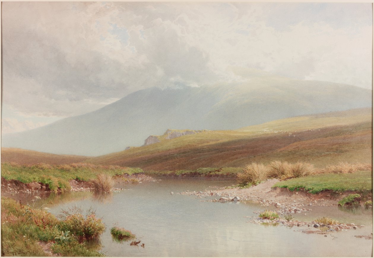 Paisagem montanhosa, finais do século XIX de Henry Sutton Palmer