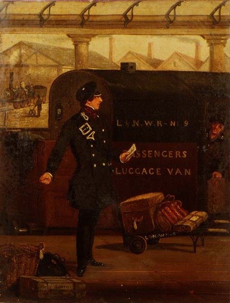 Um guarda por um L & N-W. R. Furgão de Bagagem de Henry Thomas Alken