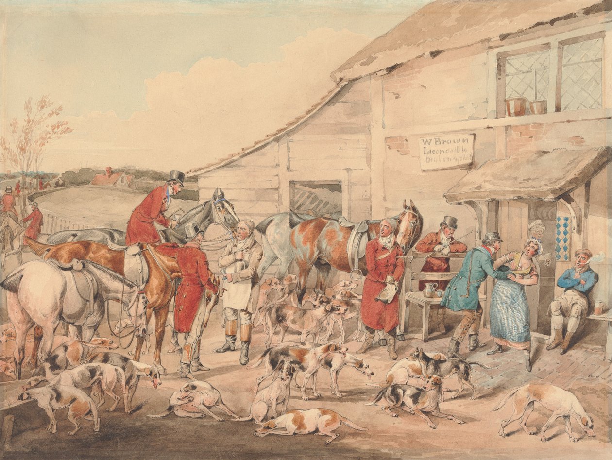 Caça à raposa: o refresco de Henry Thomas Alken