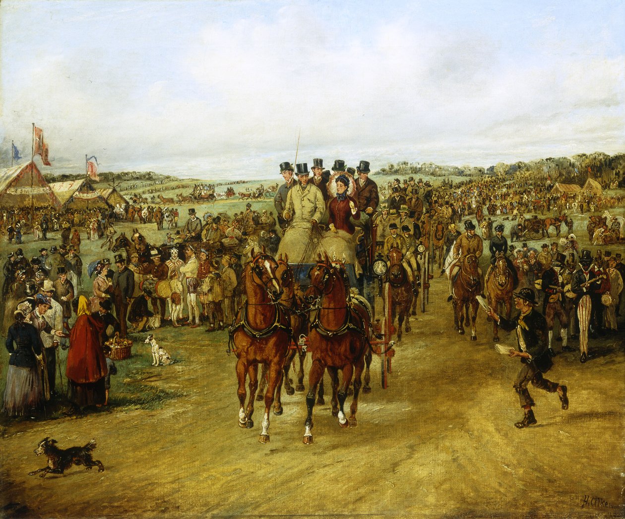 Indo para o Derby, de Henry Thomas Alken
