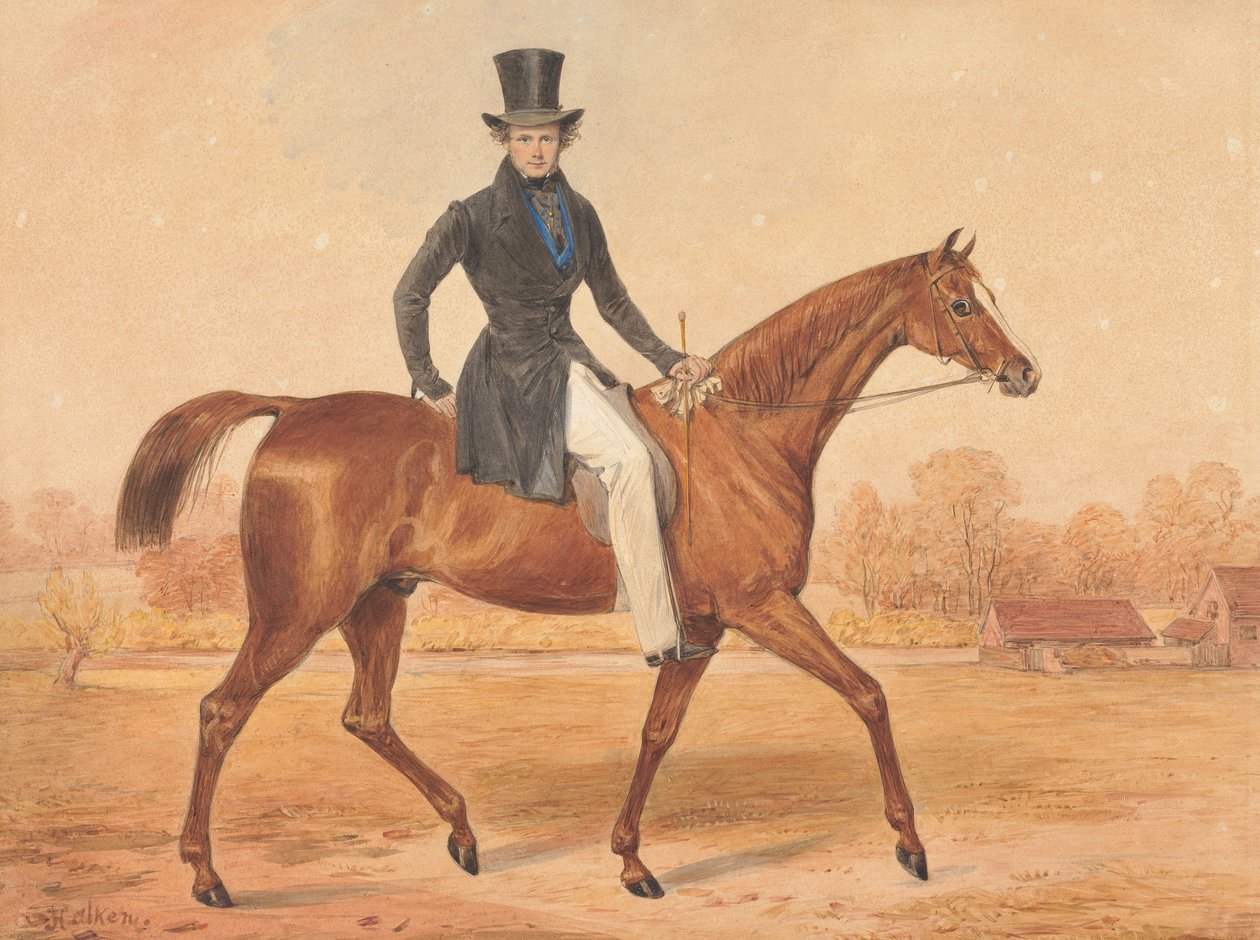 H. Grant a cavalo de Henry Thomas Alken