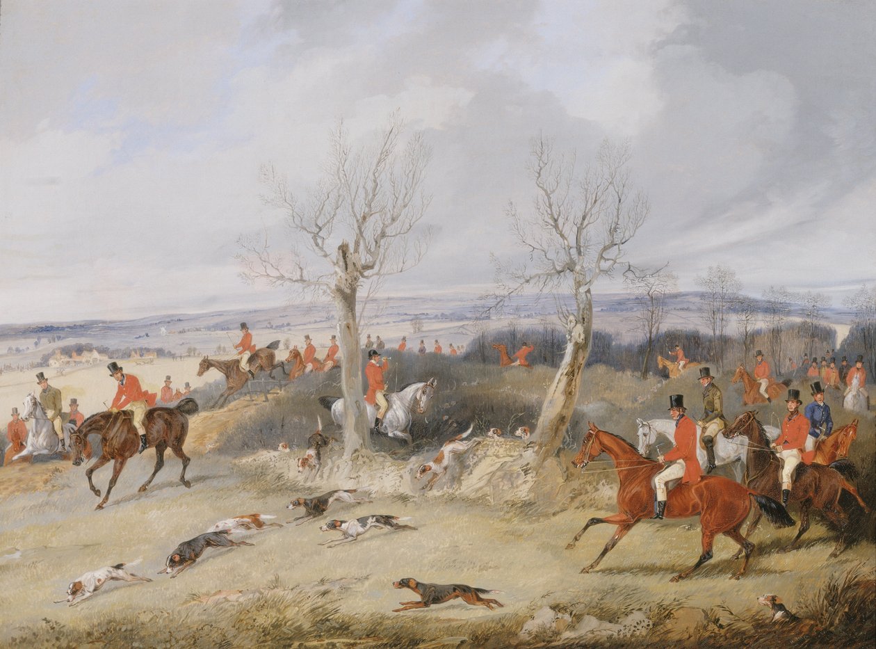 Cena de caça, em pleno choro de Henry Thomas Alken