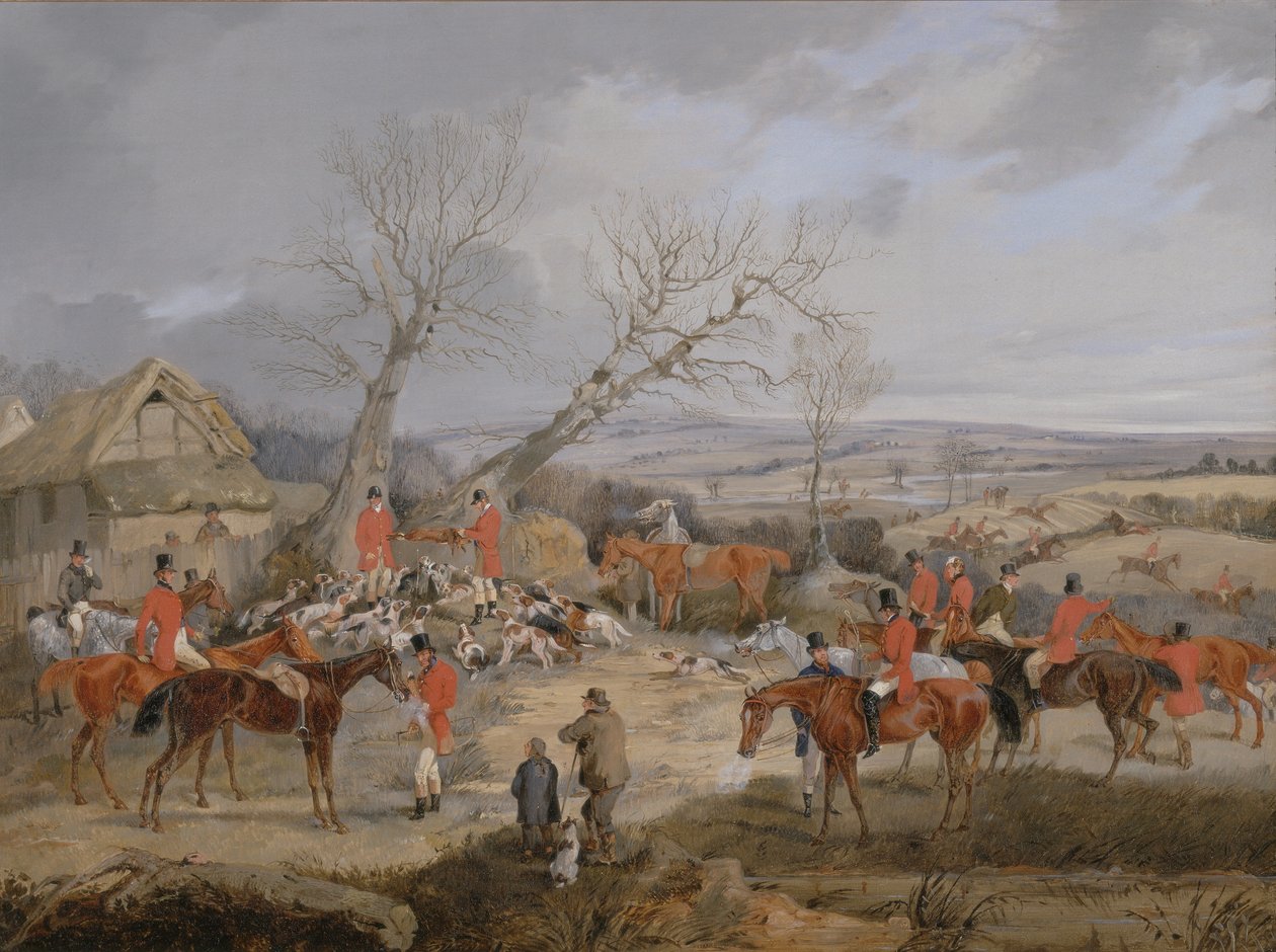 Cena de caça, a matança de Henry Thomas Alken