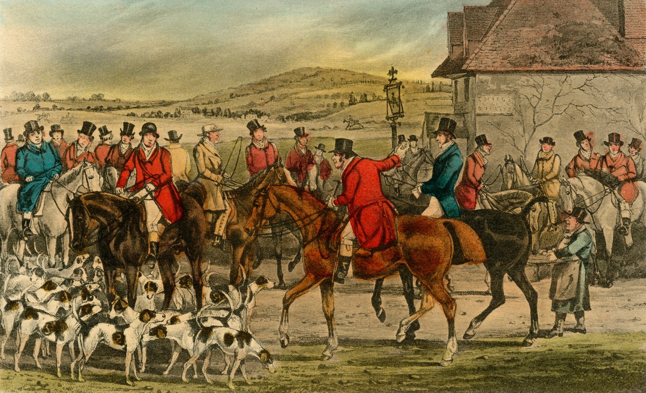 O Sr. Jorrocks apresenta o Yorkshireman ao Surrey, 1838 de Henry Thomas Alken
