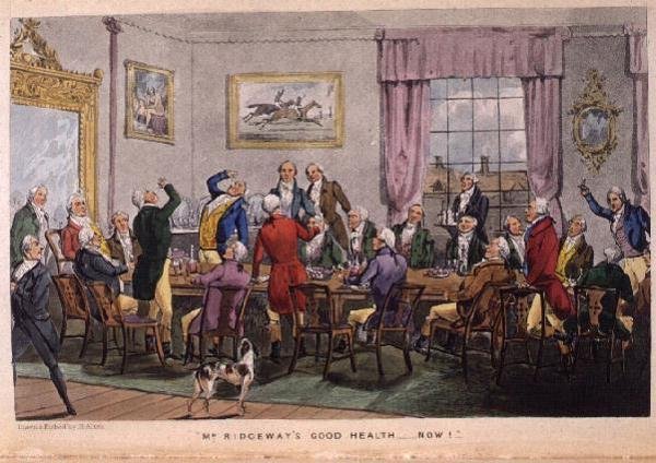 A Boa Saúde do Sr. Ridgeway...Agora!, de "A Vida de um Desportista" de Nimrod de Henry Thomas Alken