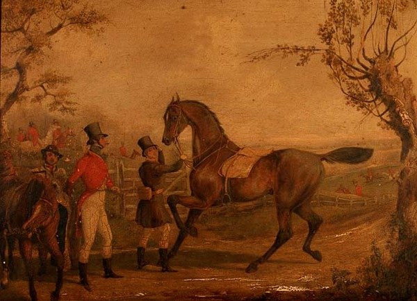 Preparação para a Caça (par de 63920) de Henry Thomas Alken