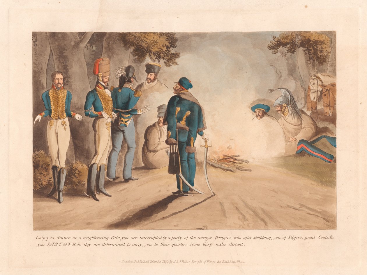 Conjunto de sete: [Descobertas militares] de Henry Thomas Alken