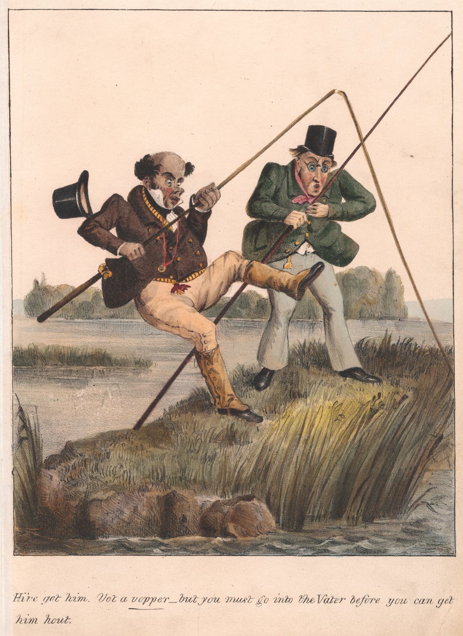 Conjunto de doze com folha de rosto: «Sporting Satirist» de Henry Thomas Alken