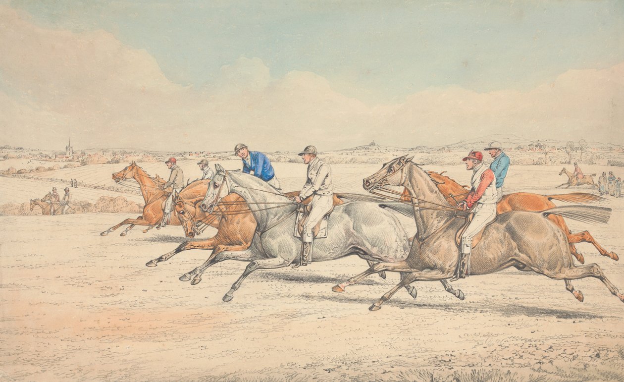 Corrida de obstáculos: a partida de Henry Thomas Alken