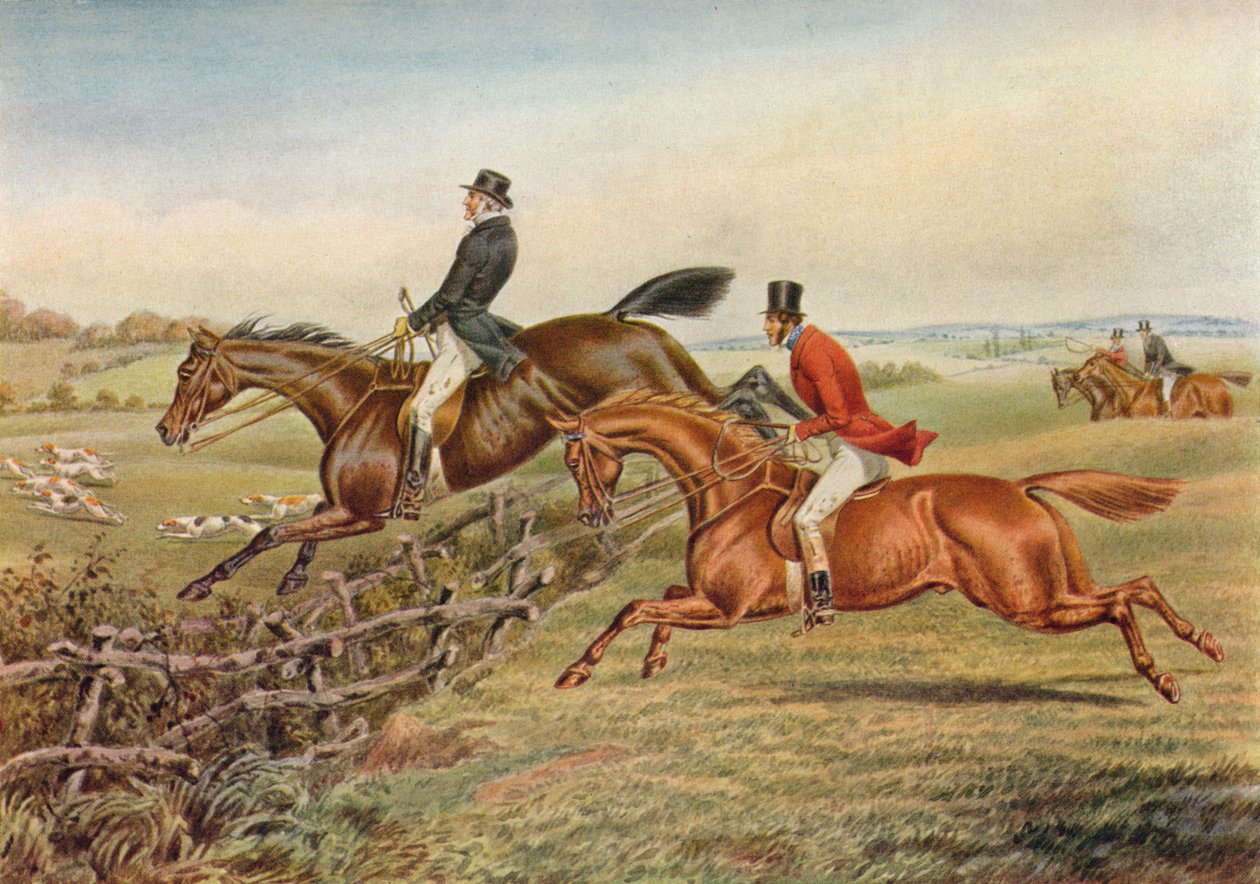 O Clérigo Mostra o Caminho, c1800, 1922 de Henry Thomas Alken