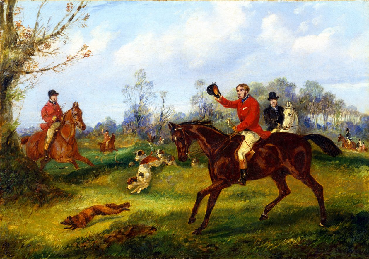 O achado, c.1840 de Henry Thomas Alken