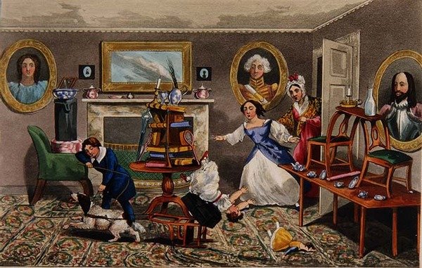 O Primeiro Passo para a Coach-Box, de "A Vida de um Desportista", de Nimrod de Henry Thomas Alken