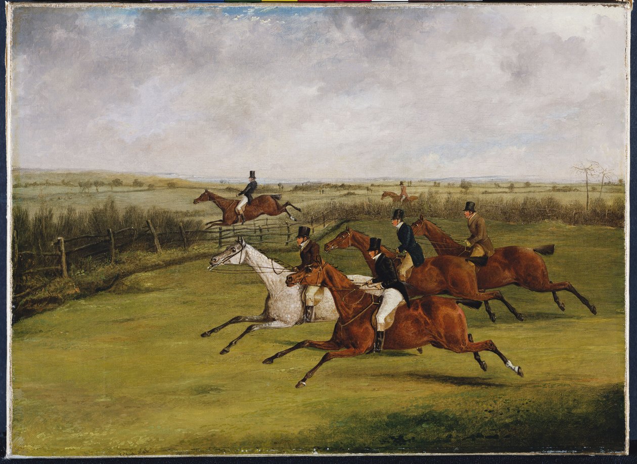 Grand Leicestershire Steeplechase, 12 de março de 1829: o campo se torna seleto de Henry Thomas Alken