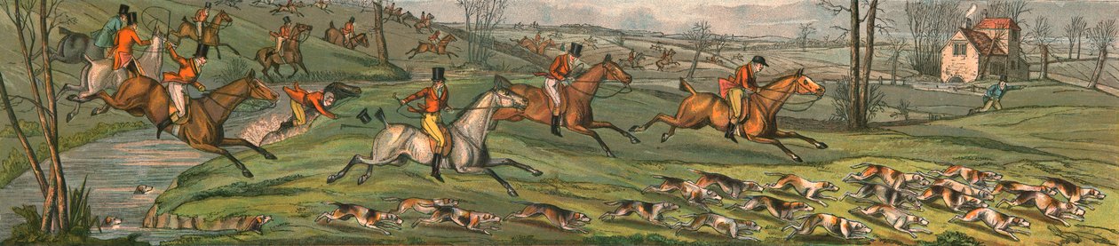 A caça - grito cheio, 1820, 1890. de Henry Thomas Alken