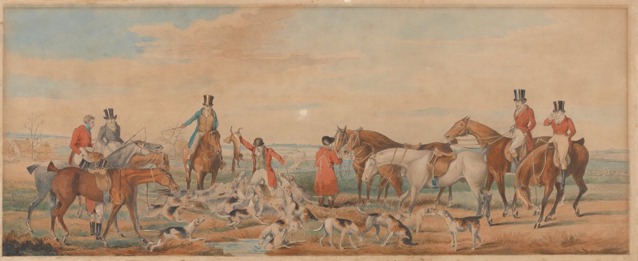 A caça de Leicestershire - A morte de Henry Thomas Alken