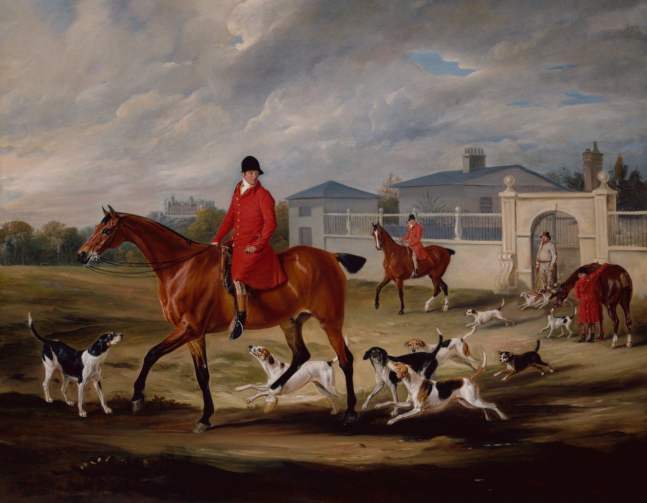 A Caçada Oakley (óleo sobre tela) de Henry Thomas Alken
