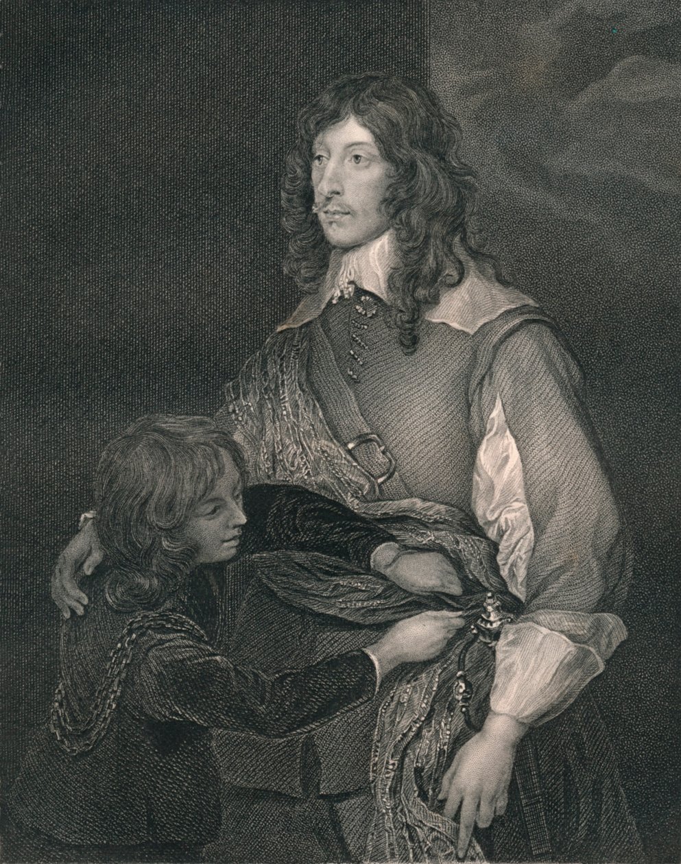 George, Lord Goring, início do século XIX. de Henry Thomas Ryall