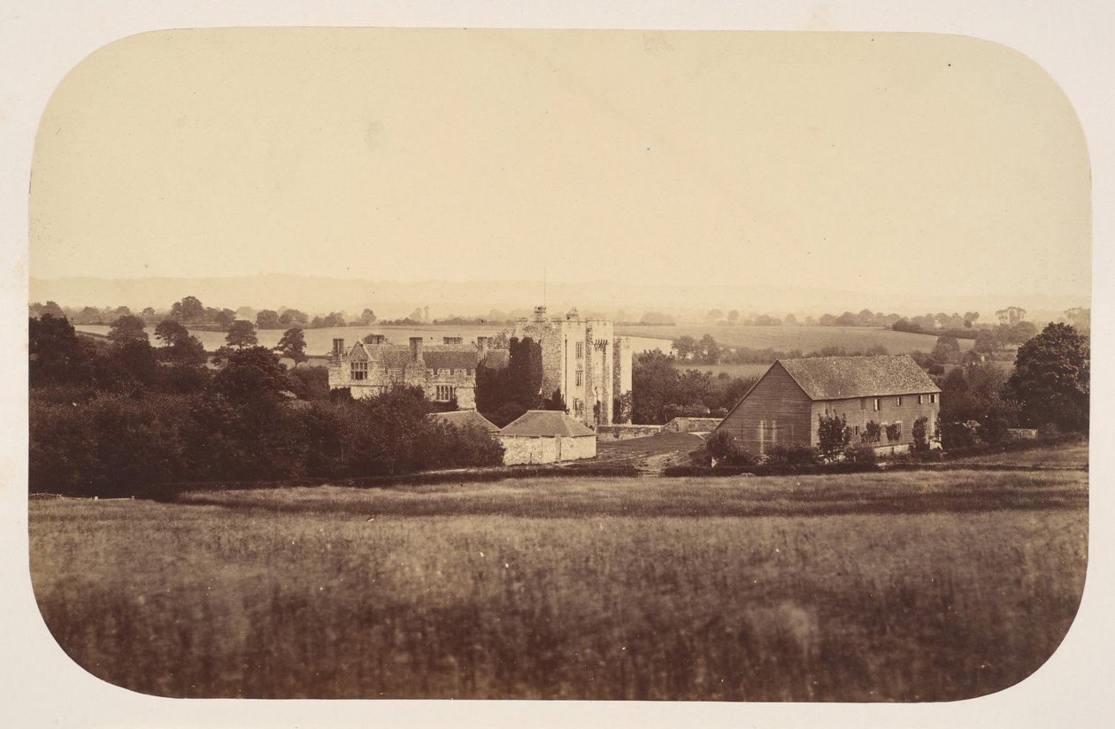 Castelo de Hever, Kent, 1857. de Henry Thomas Wood