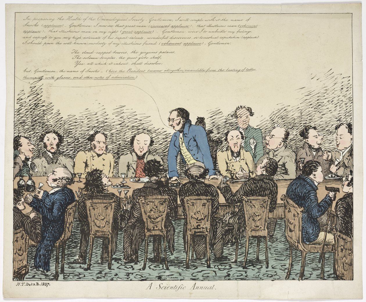 Um Anuário Científico, 1837 (gravura colorida) de Henry Thomas after De La Beche