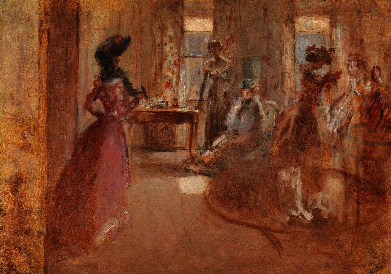 Festa da Família, c.1892 de Henry Tonks