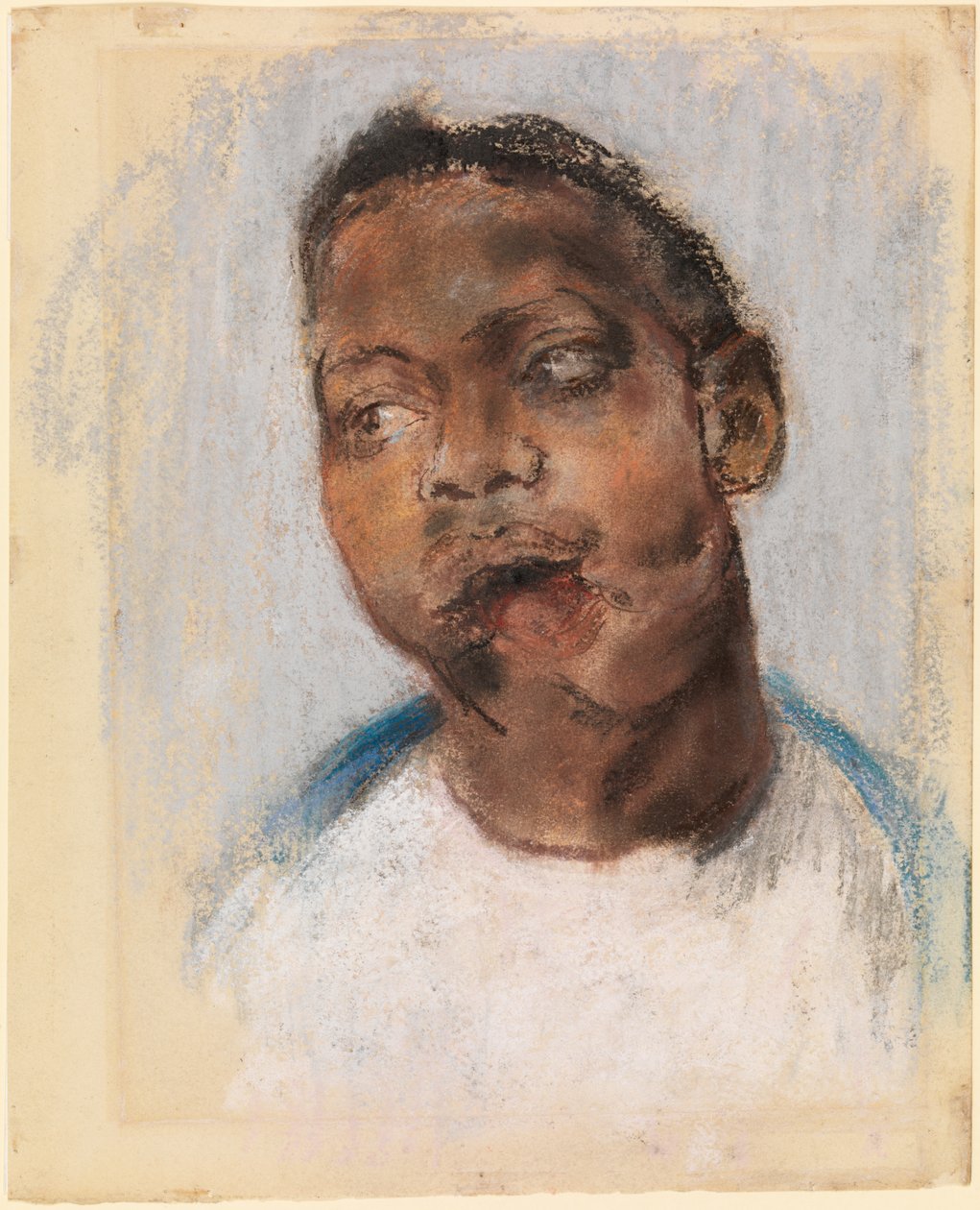 Retrato de um Soldado Ferido antes do Tratamento de Henry Tonks