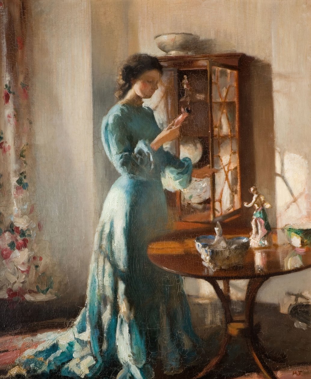 O Gabinete da China, 1903. de Henry Tonks