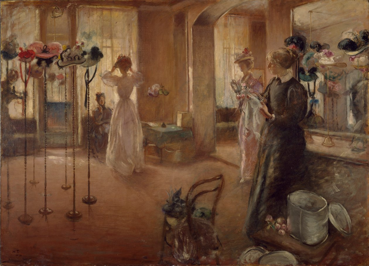 The Hat Shop de Henry Tonks