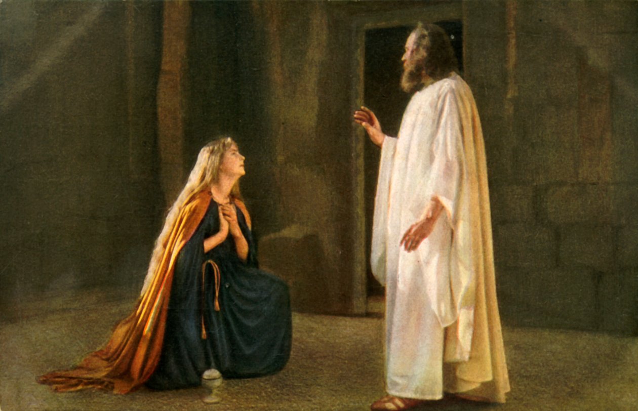 Jesus aparece a Maria Madalena, 1922. de Henry Traut