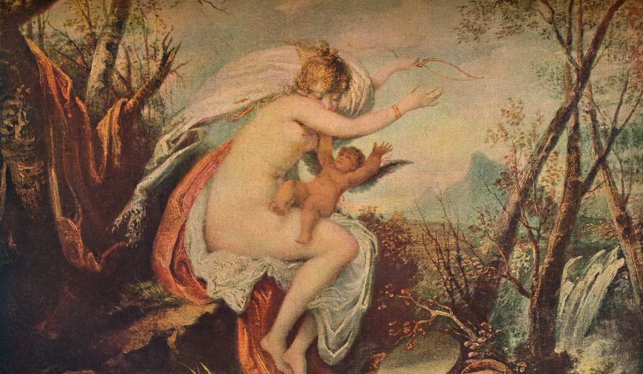 Vênus e Cupido, 1914 de Henry Tresham