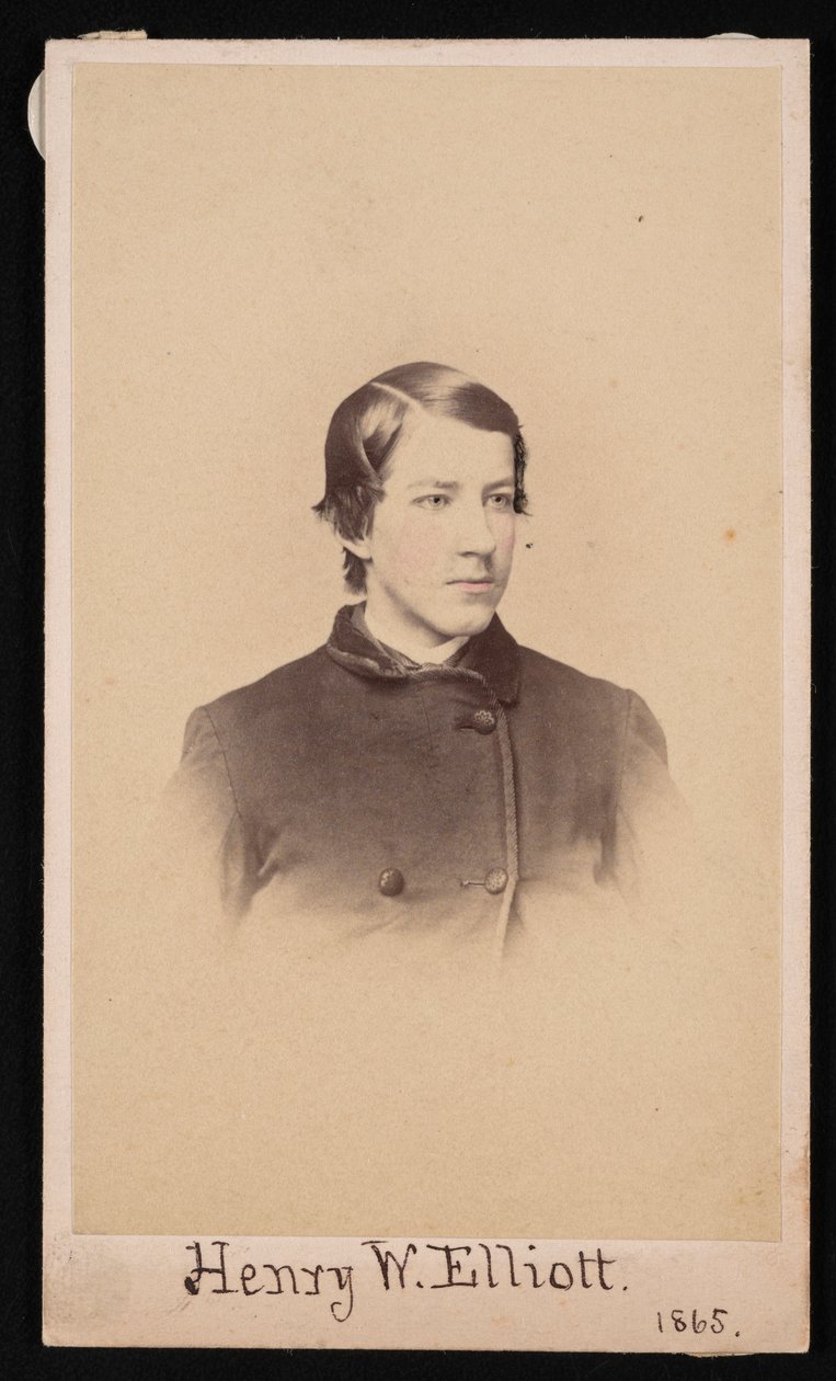Retrato de Henry Wood Elliott 1846-1930, 1865. de Henry Ulke