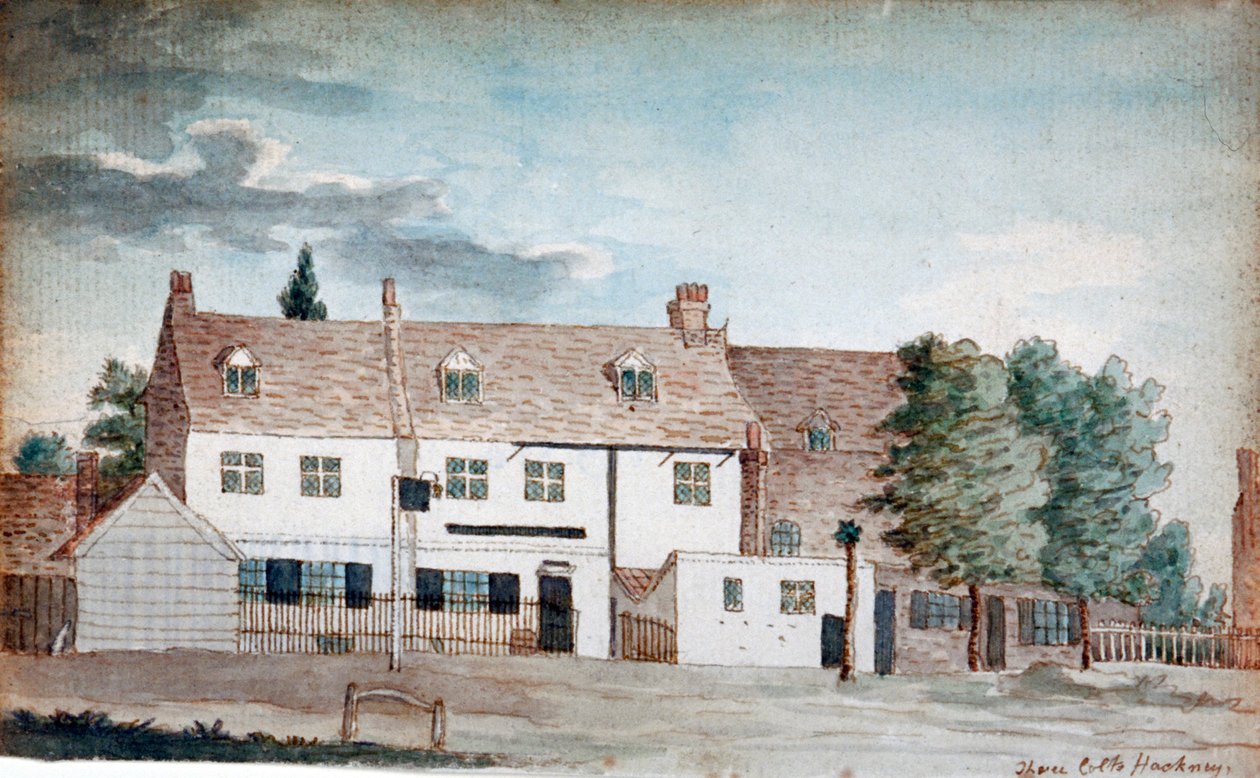 The Three Colts Inn, Hackney, Londres, c1795 de Henry Vaughan