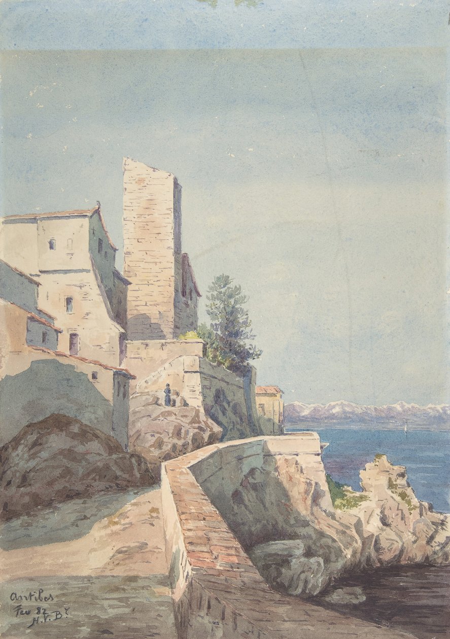 Antibes, 1882. de Henry Victor Burgy