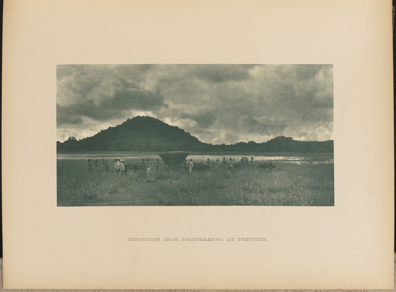 Regresso de Polonnaruwa à maré alta de Henry W. Cave