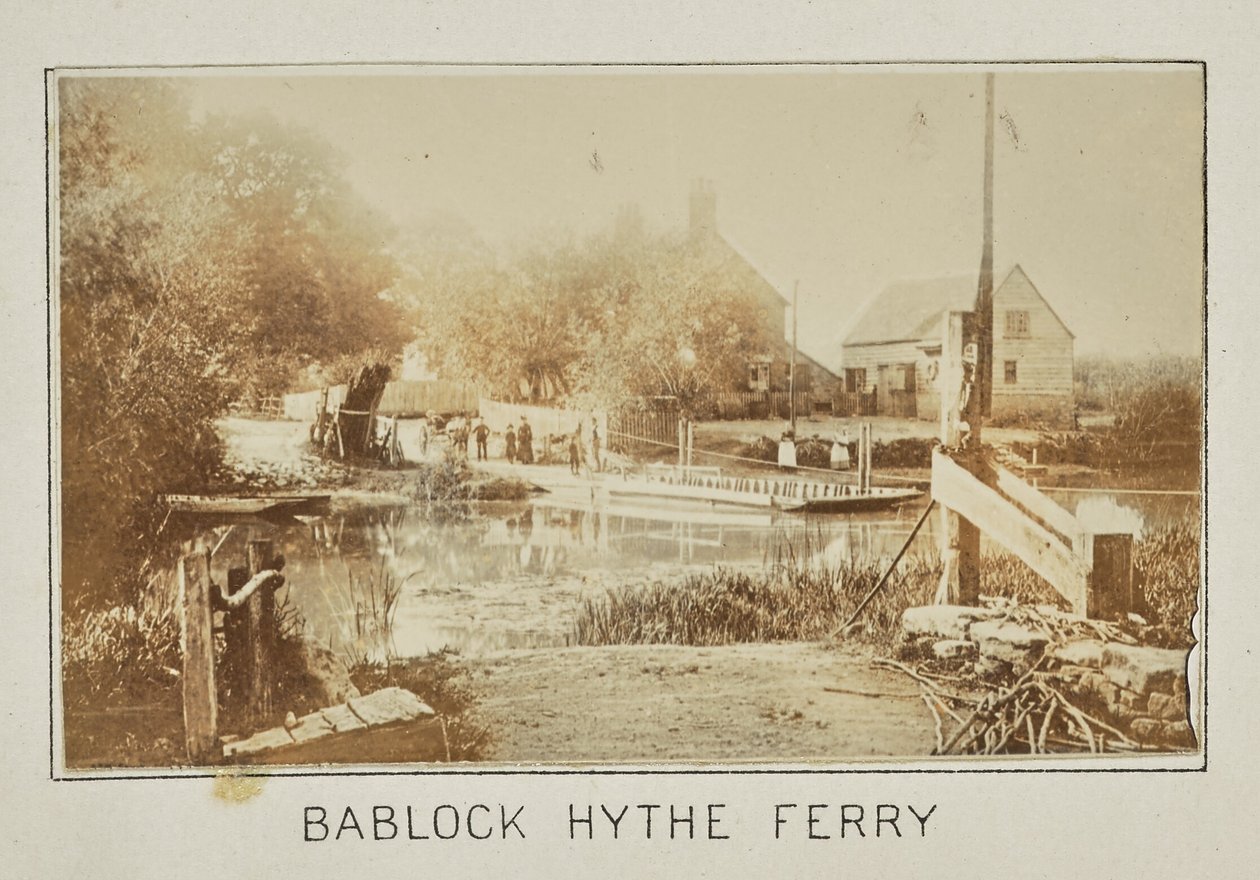 Bablock Hythe Ferry de Henry W. Taunt