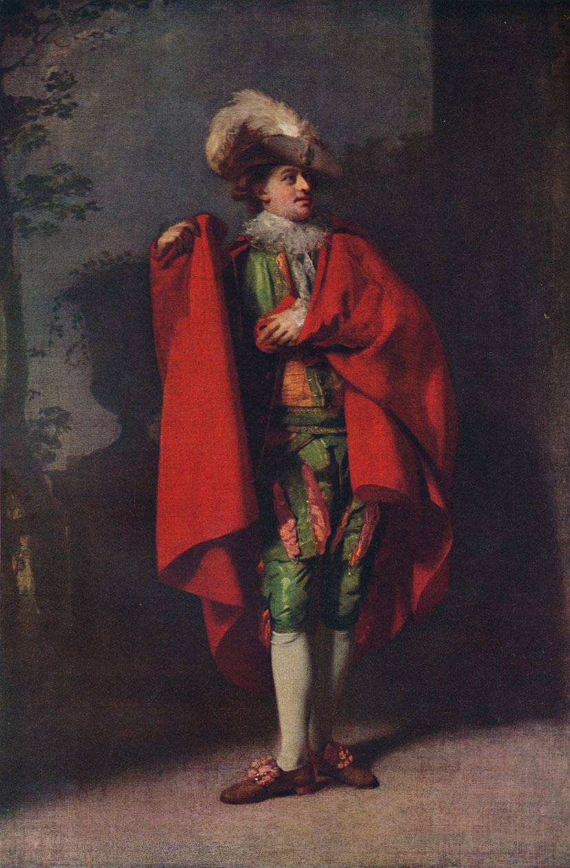 John Palmer como conde Almaviva no barbeiro espanhol, 1779, 1917 de Henry Walton