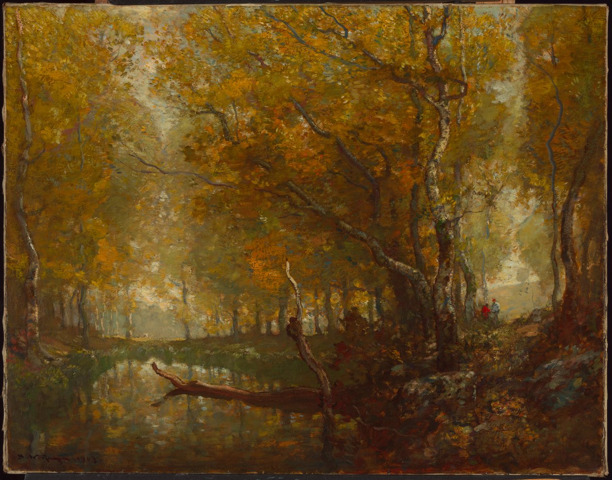Lagoa do moinho de Bradbury, não. 2, 1903. de Henry Ward Ranger